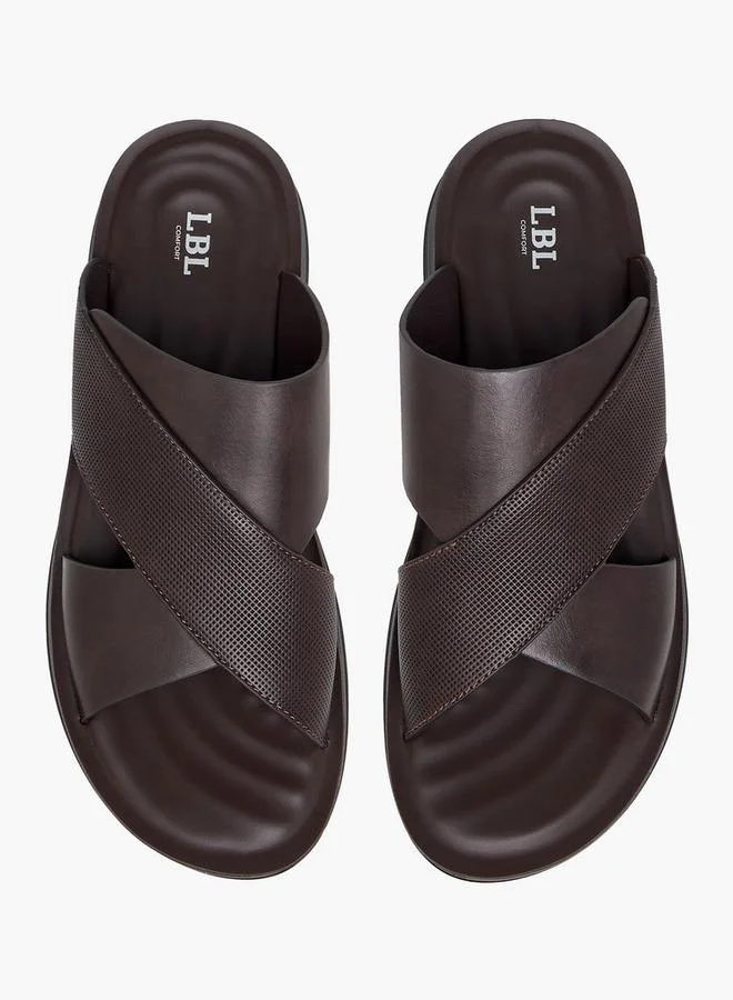 LBL by Shoexpress Men Cross Strap Arabic Sandals