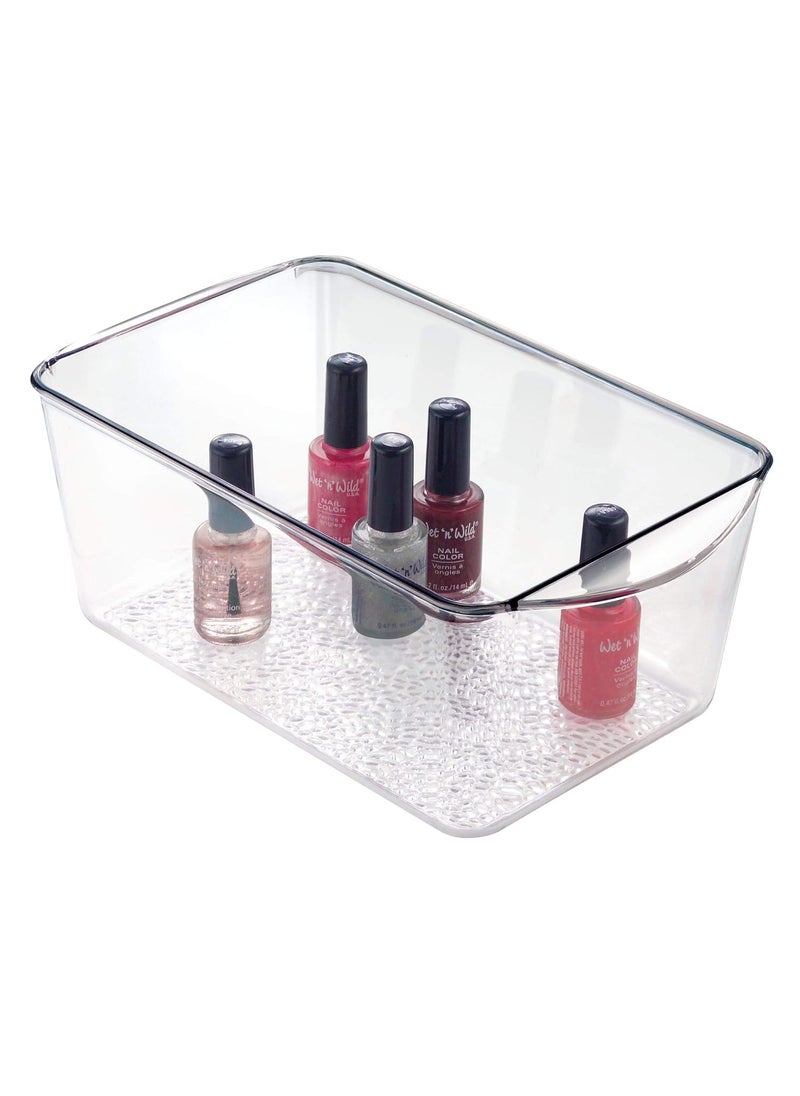 InterDesign InterDesign Rain Cosmetic Organizer for Vanity Cabinet to Hold Makeup Beauty Products  Clear  - Image 5