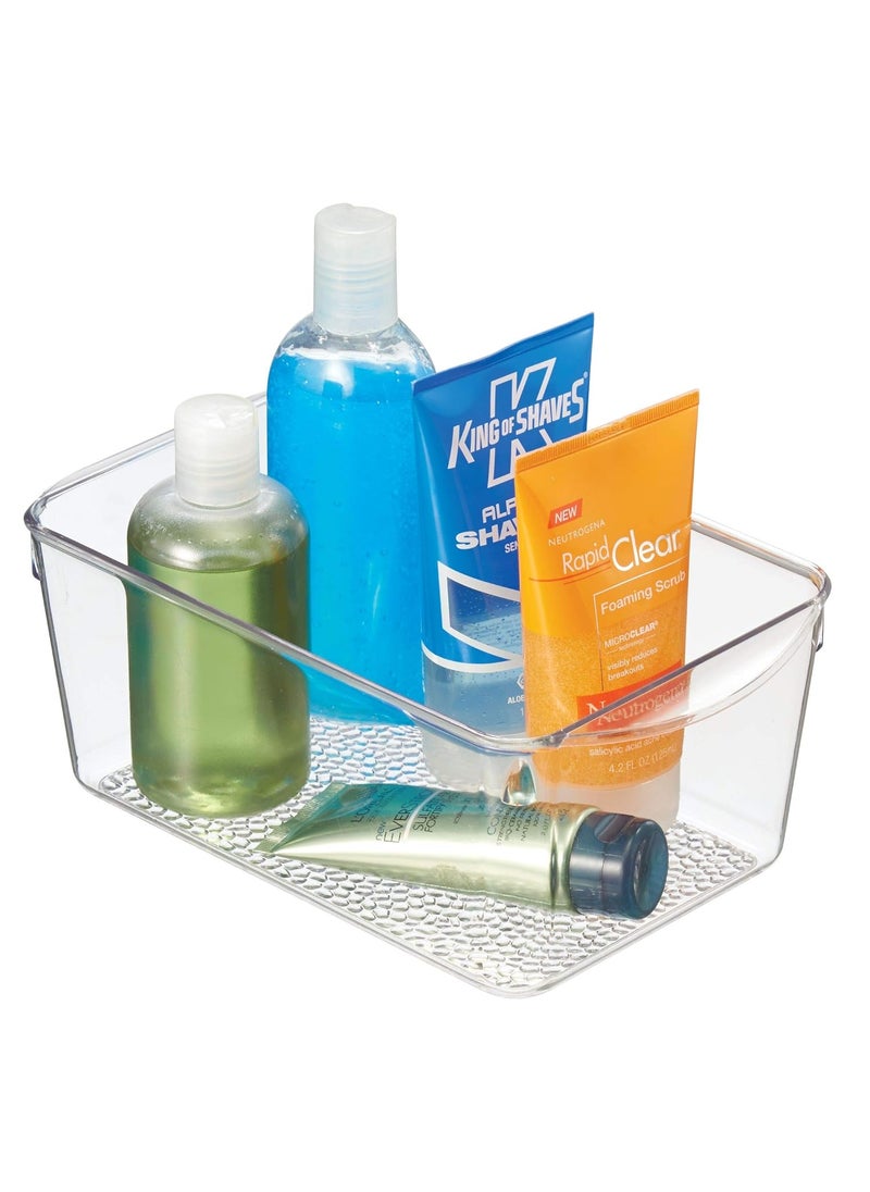 InterDesign InterDesign Rain Cosmetic Organizer for Vanity Cabinet to Hold Makeup Beauty Products  Clear  - Image 4