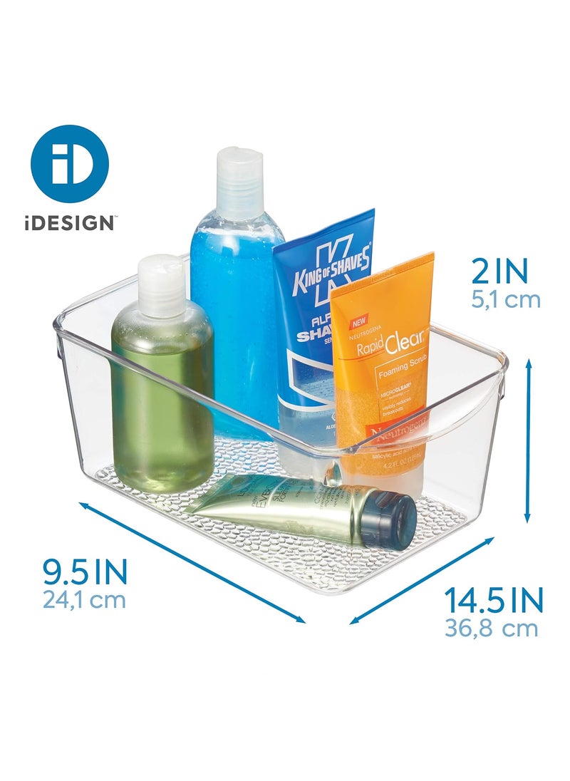 InterDesign InterDesign Rain Cosmetic Organizer for Vanity Cabinet to Hold Makeup Beauty Products  Clear  - Image 3