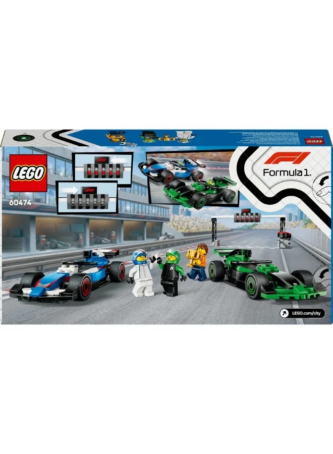 ليغو ليجو سيتي سيارات فورمولا  مع سيارات ساوبر   قطعة