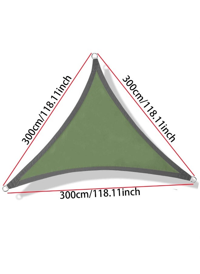 Generic UV Protection Outdoor Triangle Sun Shade Sail – Waterproof Canopy Tarp with Reinforced Edges & Grommets for Patio, Garden, Camping  - Image 3