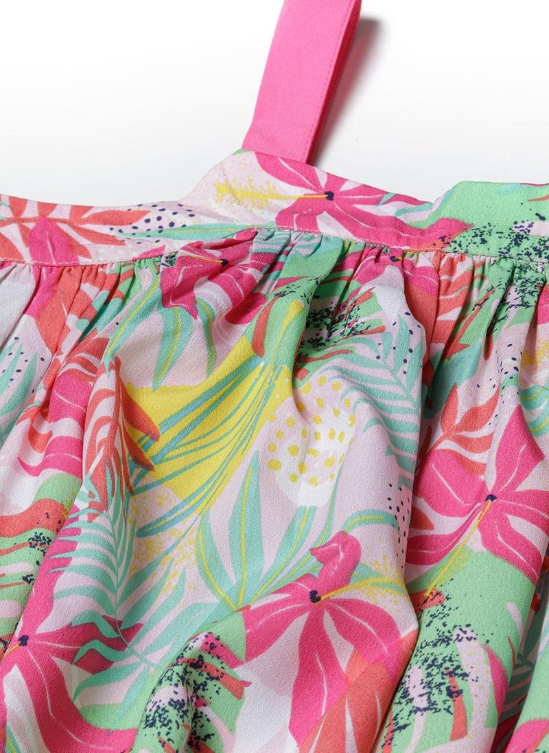 MINOTI Tropical Sleeveless Dress  - Image 4