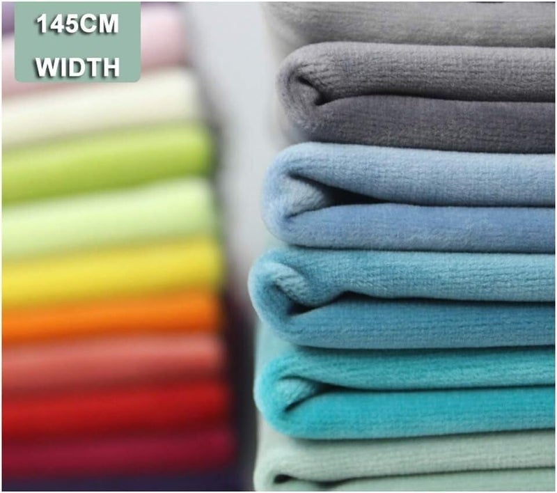 Minky Fabric Velvet Fabric 145x100cm Velour Material Fabric for Upholstery, Sewing DIY Projects, Decorations for Blankets, Apparel, Baby Accessories, Throws, P (Color : Yellow) - Image 5