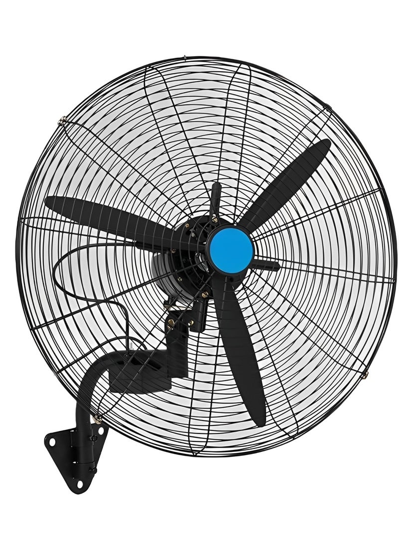 Shard Industrial Wall Mounted Fan 30 Inch, High Velocity Metal, 3 Blades, Oscillating, Silent, Energy-saving, For Bedroom, Home, Kitchen, Shop (30 Inch)  - Image 1