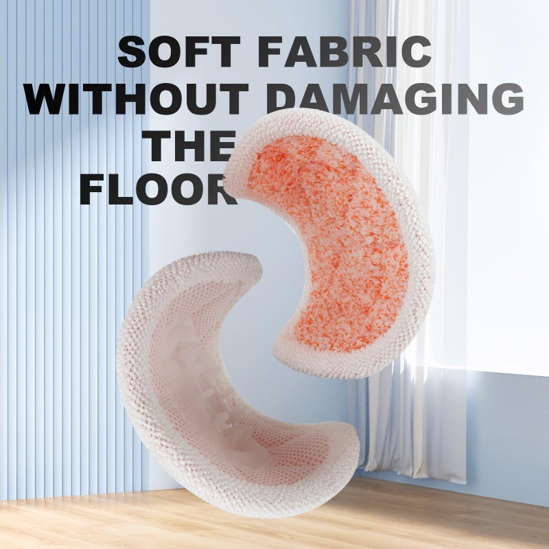 BeiLan Pads for Shark Steam Scrub Mop: 12 Pack Spin Mop Refills Fit for Shark S7000 S7001 S7000C S7201 S7000AMZ S8201 S8001 Steam and Scrub Pads - Hard Floor Steam Mop Washable Pads S7001TGT - Image 4