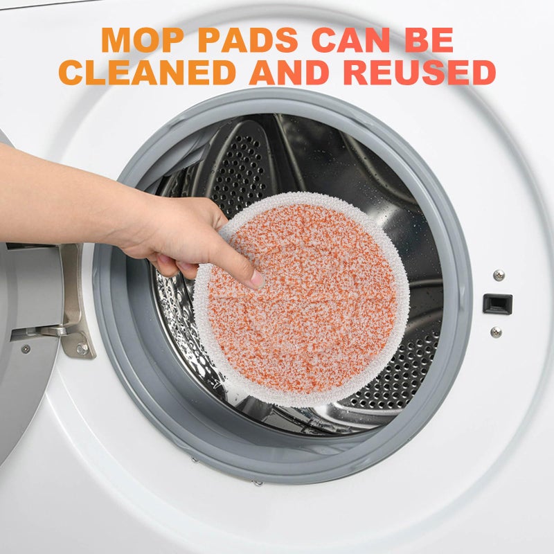 BeiLan Pads for Shark Steam Scrub Mop: 12 Pack Spin Mop Refills Fit for Shark S7000 S7001 S7000C S7201 S7000AMZ S8201 S8001 Steam and Scrub Pads - Hard Floor Steam Mop Washable Pads S7001TGT - Image 5