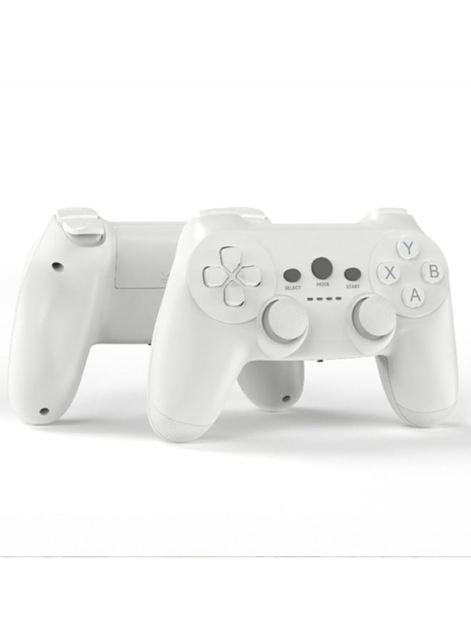 2.4g Wireless Game Controller For Android Tv Box Computer Pc One To Two Dual Player Double Strike Digital Computer Gamepad-Product Color:019 White (bare Metal) - Image 1