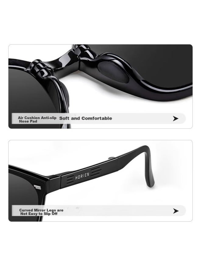 Horien Sungl Uni Driving Anti-uv Foldable Oversized Frame Eyewear Nz004n01 - Image 4
