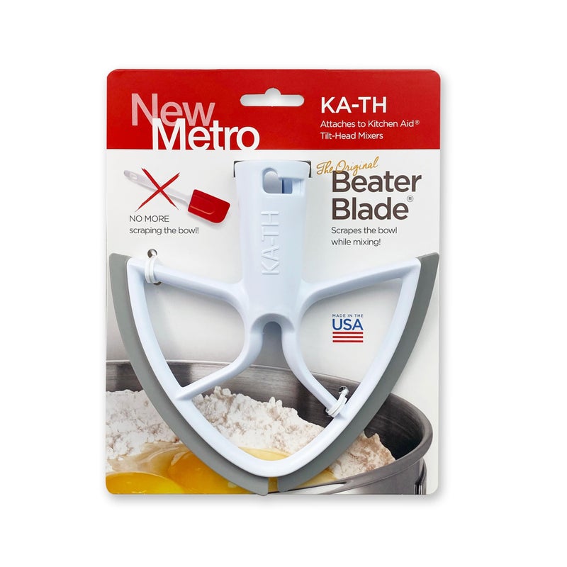 New Metro Design New Metro KATH Original Beater Blade Works w KitchenAid 45  5 Qt TiltHead Stand Mixers Grey 