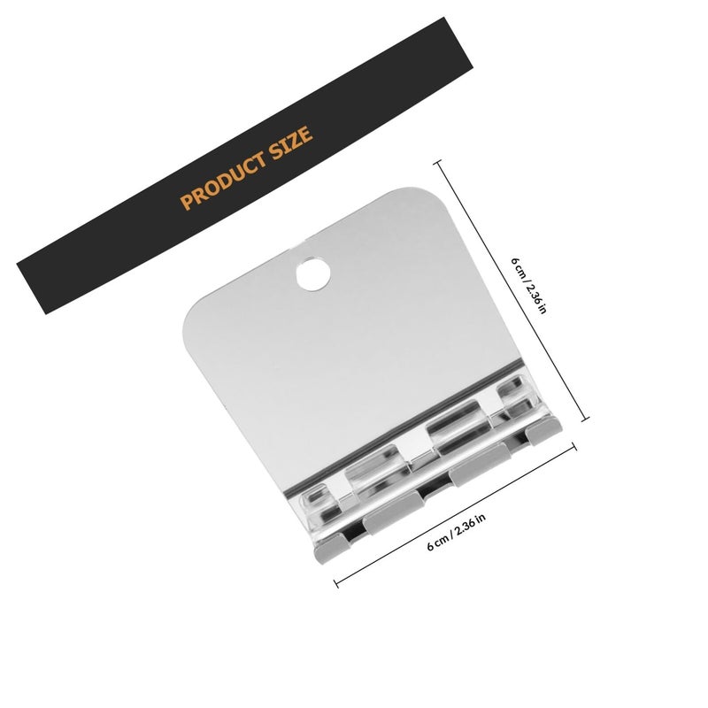 Acrylic Unbreakable Square Anti Fog Makeup Mirror Set Travel Bathroom Vanity Shaving - Image 3