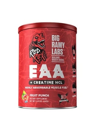 Big Ramy Labs Red Rex EAA Plus Creatine HCL, Enhances Muscle Production and Growth, Improves Performance, Fruit Punch Flavor, 30 Servings - pzsku/Z95FE55F13455F705B0E8Z/45/1746382834/7ea2089b-d4ab-4919-a8d9-97d71f0ecd98