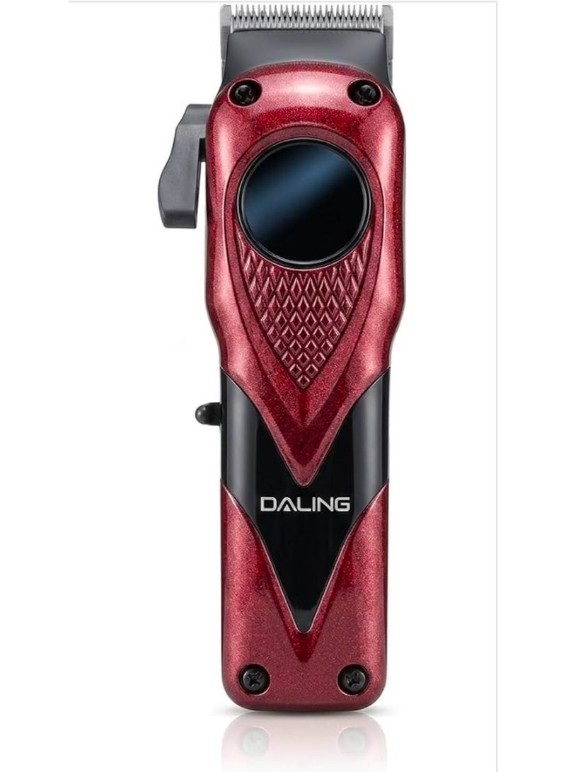 Daling DL-1927 Professional Men's Hair Clipper, 7200 RPM, Cord/Cordless, LED Display, Fine Steel Blade, DL-1927 - Image 1