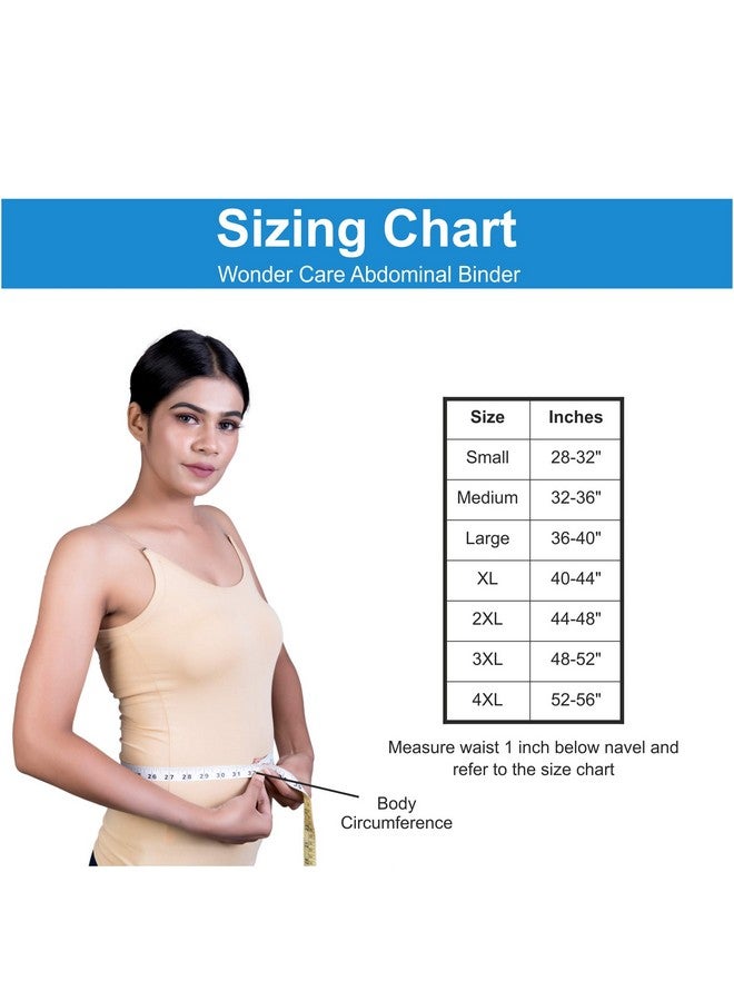Wonder Care Wonder Care Abdominal Binder 8" Waist Belt For Post-Pregnancy -M (32-35")  - Image 3