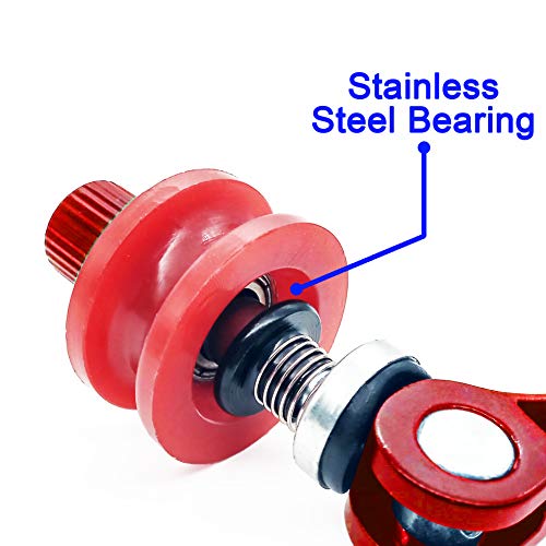 SABLUE Bicycle Bike Chain Keeper Holder Dummy Sleeping Hub Tool (02 Red) - Image 2