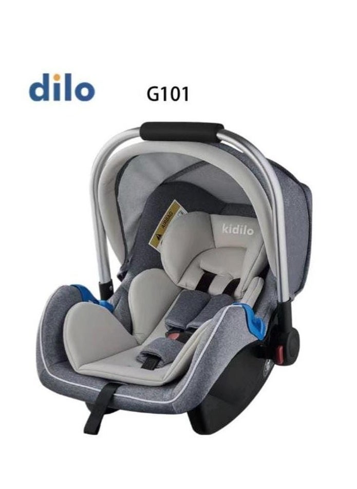 Kidilo - Car seat for children with forward and rear facing positions and safety belt, the seat is easy to remove and install, padded, soft and comfortable for the child to sit on - Image 1