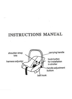 Kidilo Car seat for children with forward and rear facing positions and safety belt, the seat is easy to remove and install, padded, soft and comfortable for the child to sit on  - Image 5