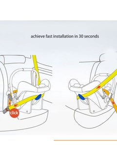 Kidilo Car seat for children with forward and rear facing positions and safety belt, the seat is easy to remove and install, padded, soft and comfortable for the child to sit on  - Image 4