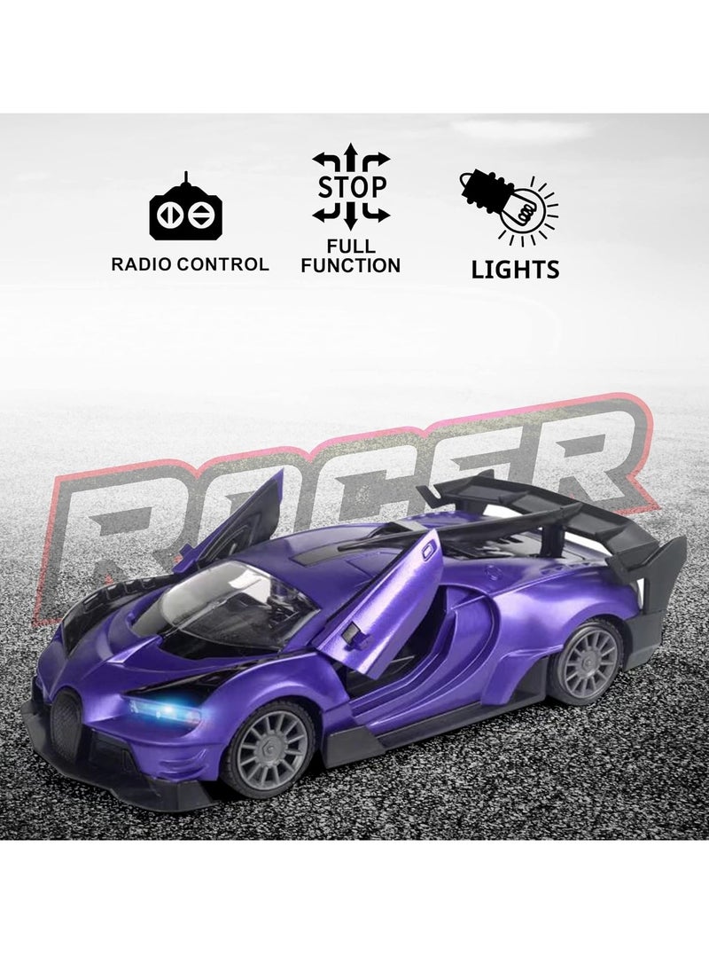 MUMS PLANET Purple Sports Remote Control Toy Car for Boys and Girls - Perfect Gift - Kids Toys - Kids Racing Car - Remote Control Car  - Image 2