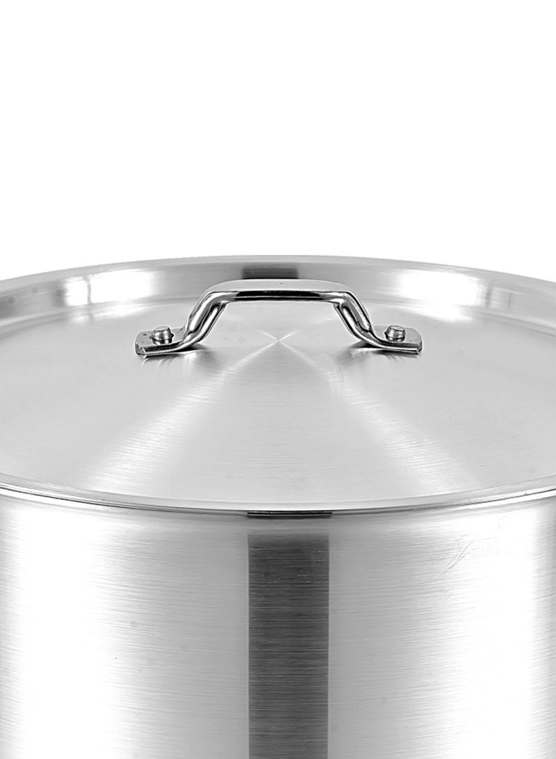 BLACKSTONE Aluminum Stock Pot 24cm 5L with Lid, Non-Stick Coating, Heat Conductive Cooking Pot with Side Handles for Soup Stew Pasta - Image 4