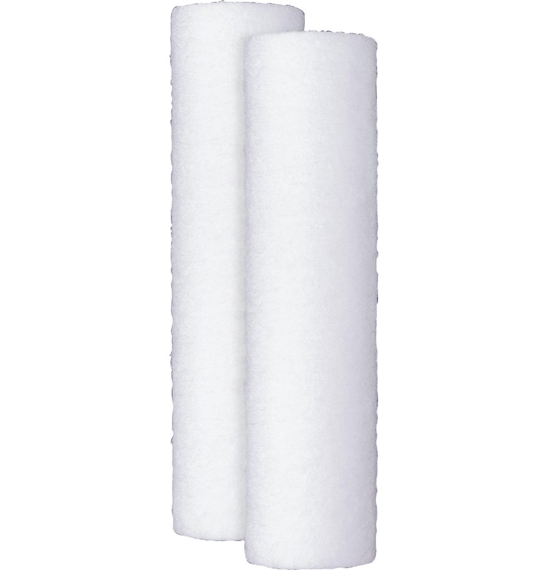 GE FXUSC Whole House Water Filter | Replacement for Water Filtration System | NSF Certified: Reduces Sediment, Rust & Other Impurities from Water | Replace Every 3 Months for Best Results | 2 Filters - Image 1