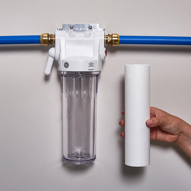 GE FXUSC Whole House Water Filter | Replacement for Water Filtration System | NSF Certified: Reduces Sediment, Rust & Other Impurities from Water | Replace Every 3 Months for Best Results | 2 Filters - Image 3