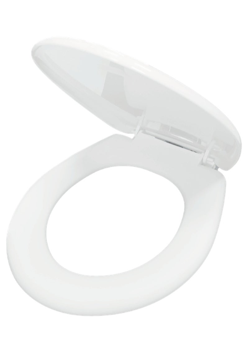 Uni flo Uni flo Toilet Seat Cover Wc White Lid - Robust Design - Made in UAE  - Image 2