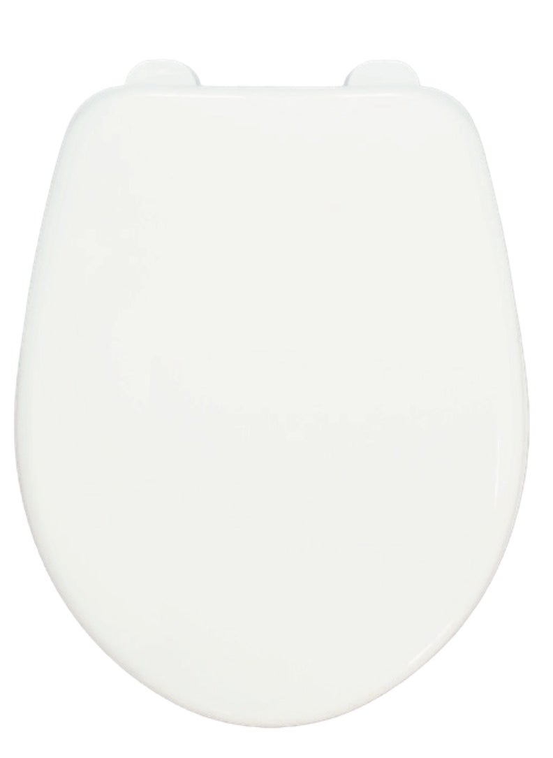 Uni flo Toilet Seat Cover Wc White Lid - Robust Design - Made in UAE 