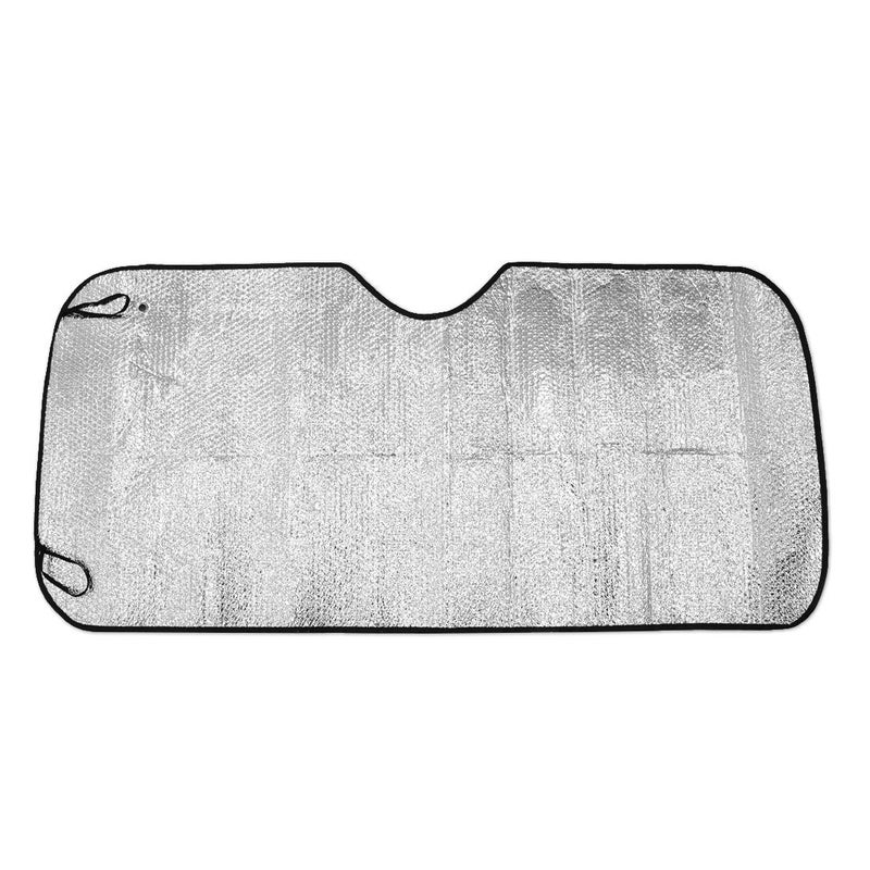 uxcell 130cm x 60cm Aluminium Foil Foldable Car Front Windshield Sun Shade Visor Block Universal - Image 2