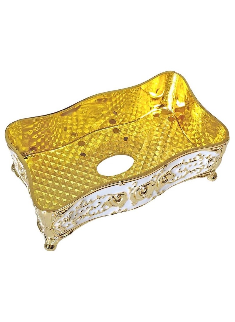 Tissue Box Holder,Luxurious European Style Rose Tissue Box Cover for edroom,Office,Bathroom,Home,Travel,Restaurant. - Image 4