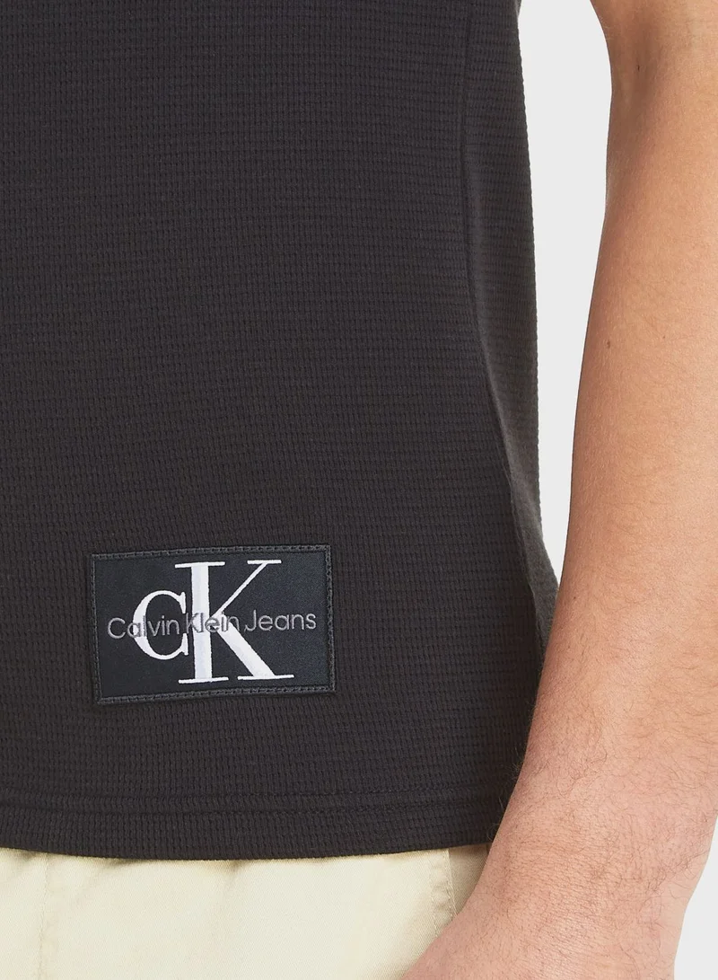Calvin Klein Jeans Logo Tank Tops