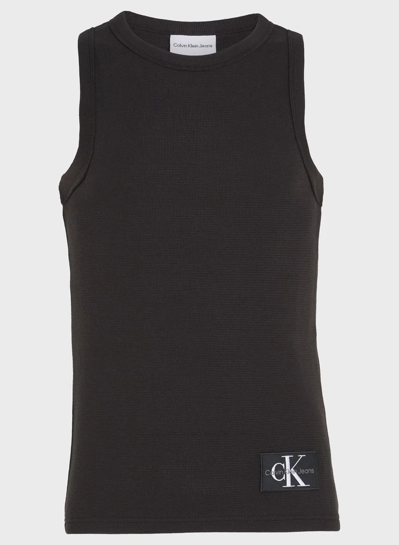 Calvin Klein Jeans Logo Tank Tops
