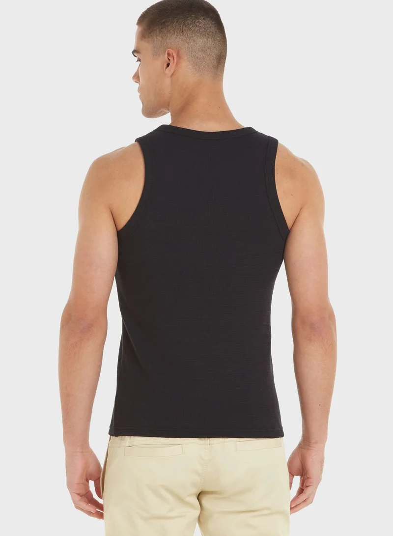 Calvin Klein Jeans Logo Tank Tops