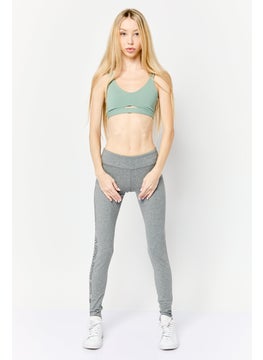 UNDER ARMOUR Women Sportswear Fit Brand Logo Training Leggings, Grey  - Image 4