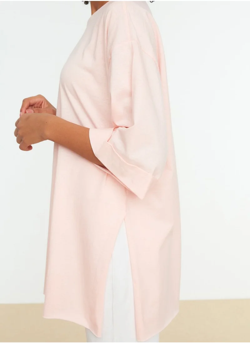 trendyol Side Split Oversized T-Shirt