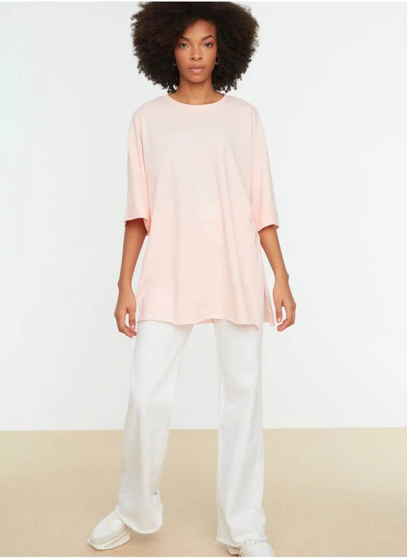 trendyol Side Split Oversized T-Shirt