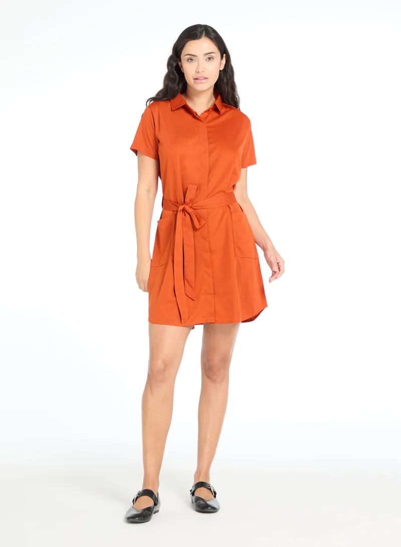 The Label Life Amber Pocket Shirt Dress
