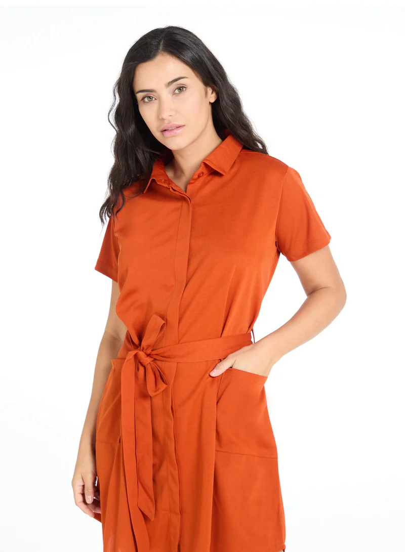 The Label Life Amber Pocket Shirt Dress