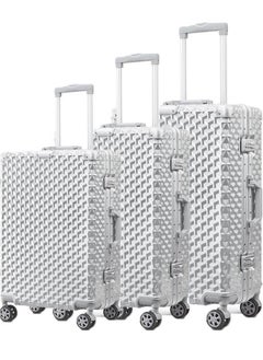 keke 3 Pieces Aluminium Hardside 360 degree Spinner Wheels Trolley Luggage Set with TSA Lock 20/24/28 Inch  - Image 1