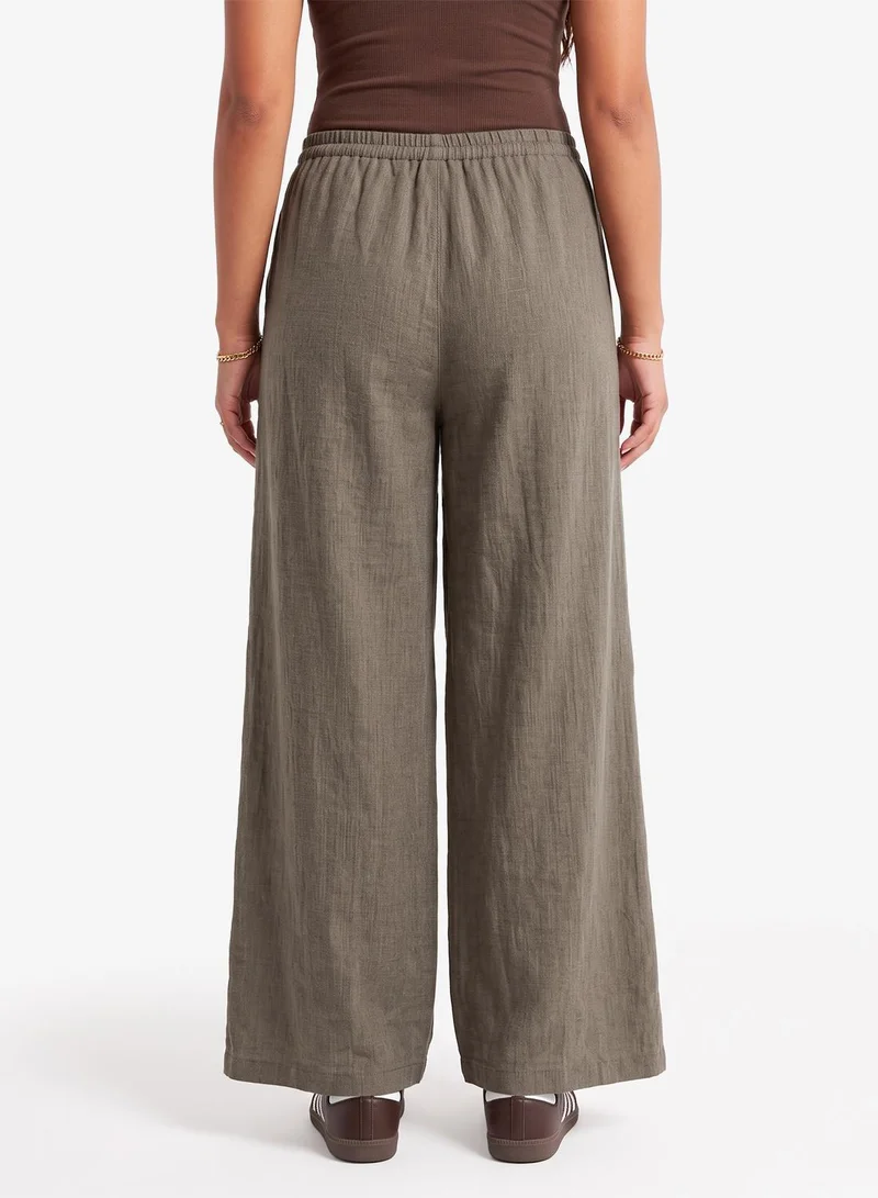Only  Onlnele  Wide Leg Pants for Women | Best Price UAE