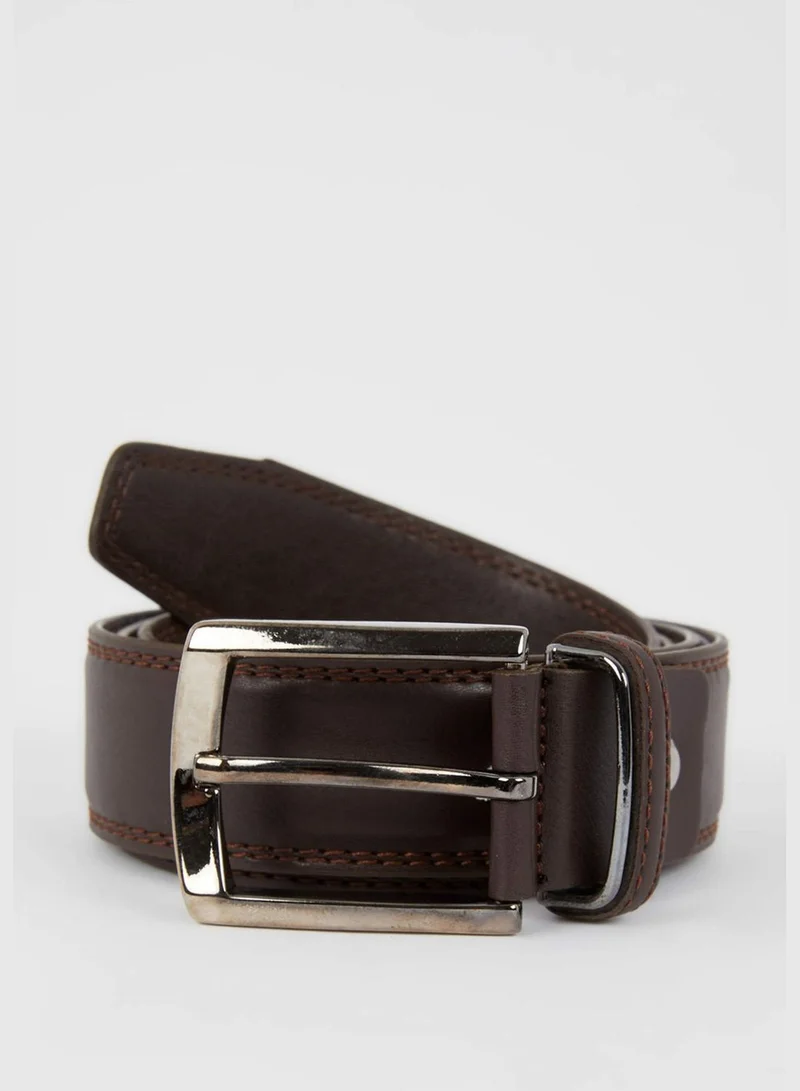 ديفاكتو Faux Leather Classic Belt