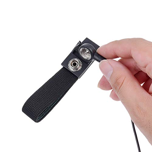 Kare Kind (3-Pack Anti-Static Wrist Straps - Reusable - Equipped with Grounding Wire and Alligator Clip - Adjustable Straps, Extra Long Coiled Cord - For Sensitive Electronics, PC and Phone Repairs - Image 2