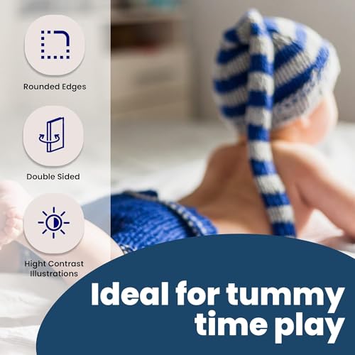 The Curious Bees - Visual Stimulation New Born Anti-Glare Cards | 24 Objects for Visual Colour Stimulation, Cognitive & Sensory Development of 6-12 Month Old Kids - Image 3