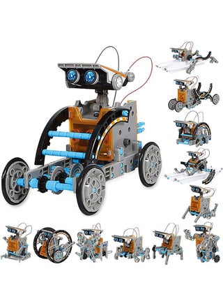13 in 1 Education Solar Robot Toys, 190 Pieces DIY Building Science Experiment Kit for Kids, Aged 8 to10 and Older, Solar Powered by The Sun - pzsku/Z95FFAE2D541CBC91E457Z/45/_/1668518136/818c331d-4751-441e-805f-d623d58257be