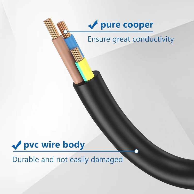BFXM 4 Pin Trailer Connector Extension, Flat Trailer Plug Trailer Wire Extension Harness, 18 Guage Male and Female Wiring Harness Adapter, Retractable Extension Cable with Dust Cover 36" 3feet - Image 5
