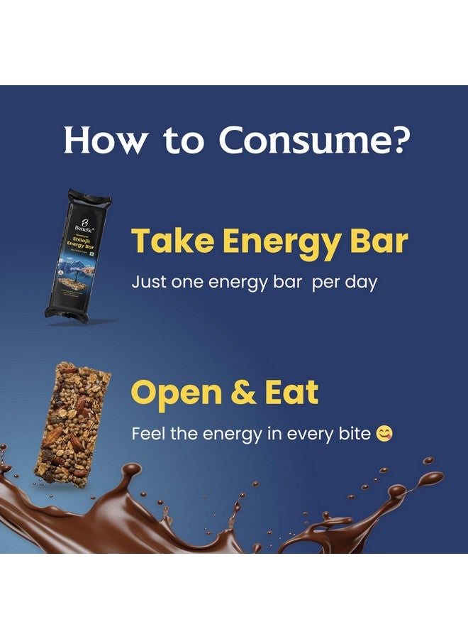 benefic بار الطاقة بنفيك شيلجيت عبوة من 12 | بدون سكر مضاف | بدون نكهات أو ألوان أو مواد كيميائية | شيلجيت هيمالايا نقي | مكسرات غنية بالبروتين - Image 2