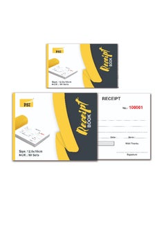 Psi 6-Piece Receipt Book With 50 Sheets  - Image 2