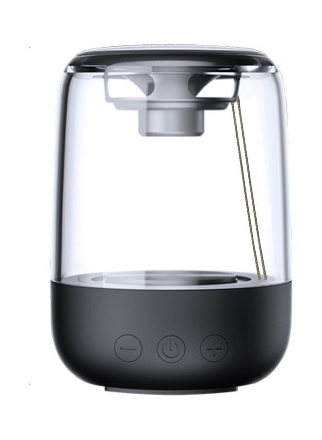 NIBEMINENT C7 Wireless Bluetooth Speaker With LED Luminous Light V8867_P Black/Clear - Image 1