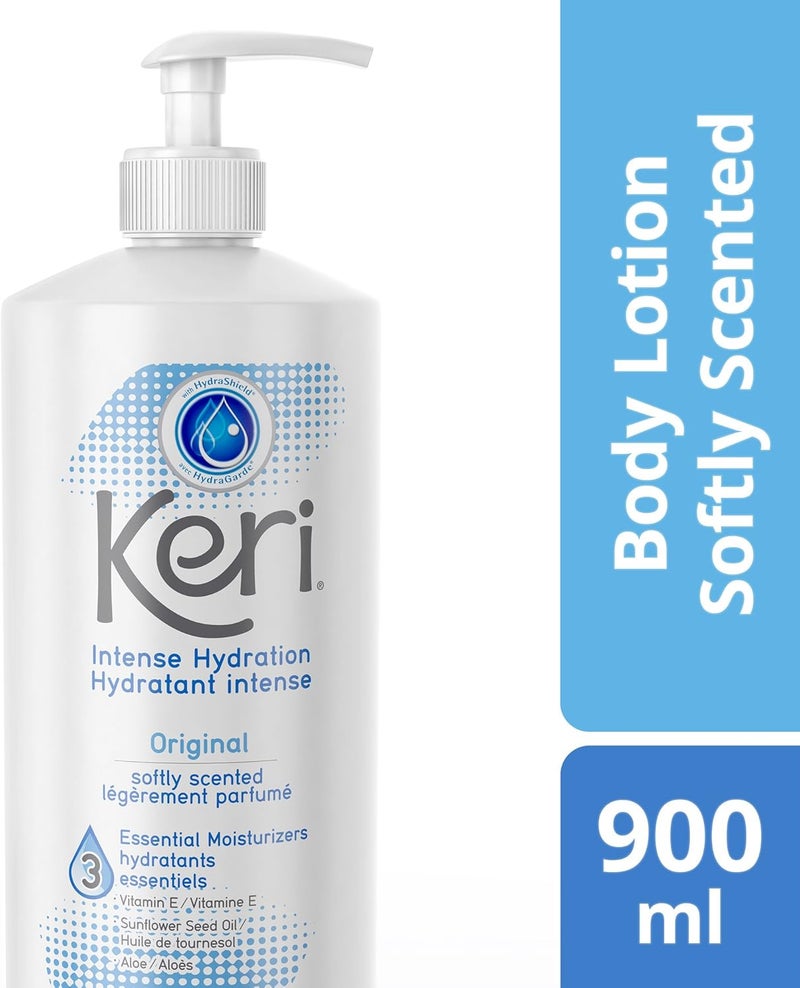 Keri Original Intense Hydration Lotion - Softly Scented, 900 mL - Image 3