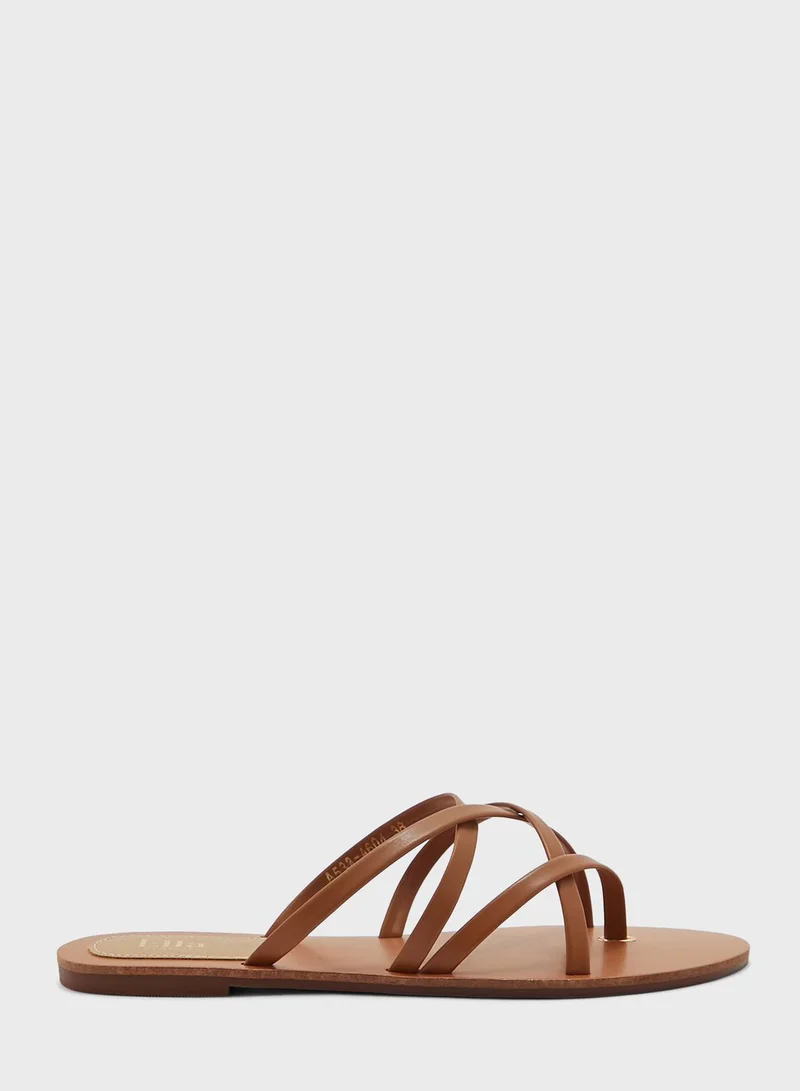 ELLA Criss Cross Flat Sandal
